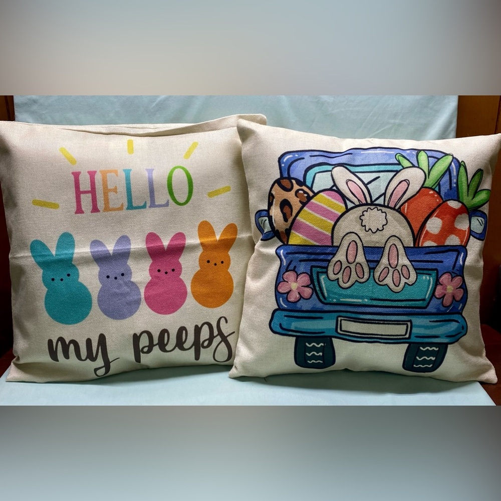 Easter Peep Pillow Covers (2)